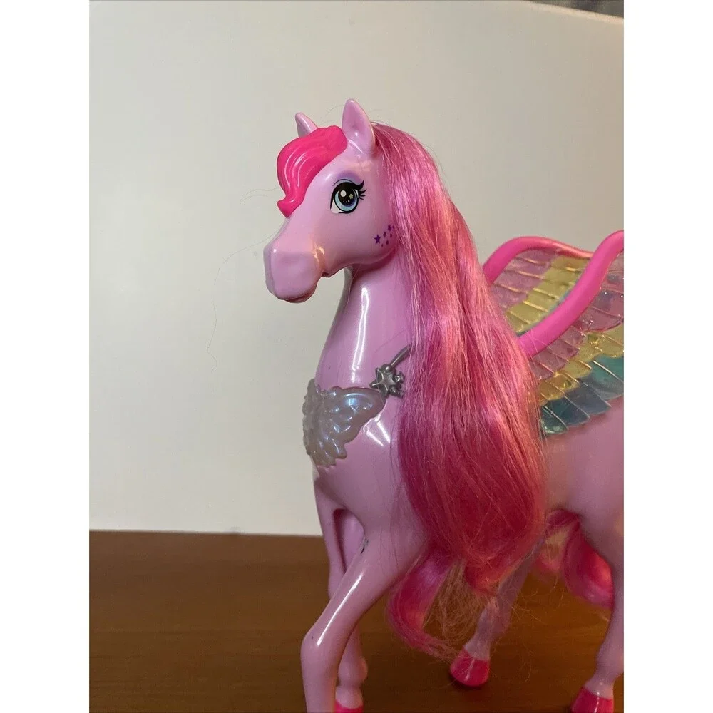 Barbie A Touch of Magic Pink Winged Horse Pegasus Lights Up & Sounds 12” - Picture 2 of 8